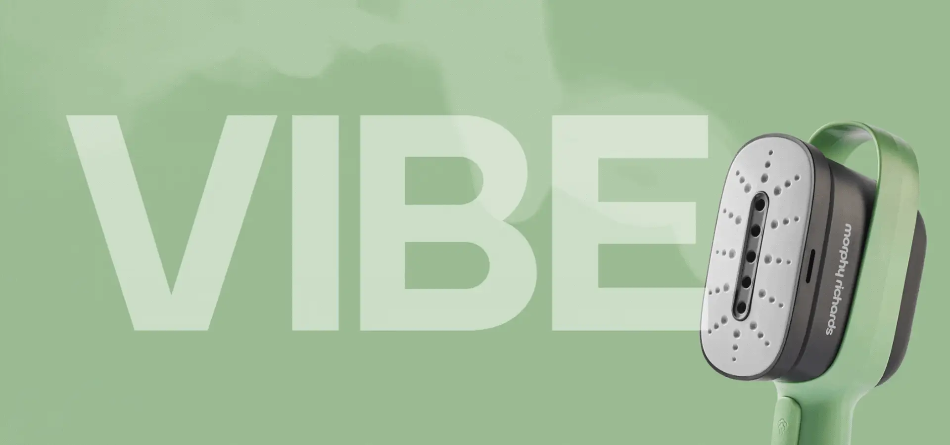 VIBE Steamer with storage bag and lint brush attachment